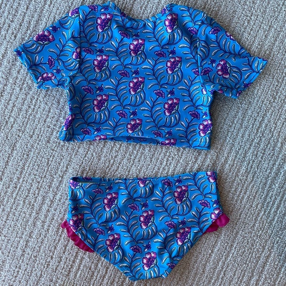 Kids Pink Chicken size 12 swimsuit - Picture 2 of 5